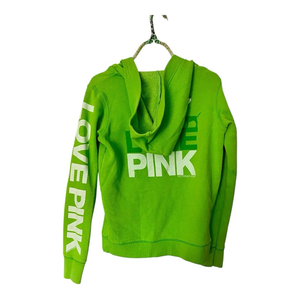 Vintage Victoria's Secret PINK Green Women’s Hoodie - Picture 5 of 6